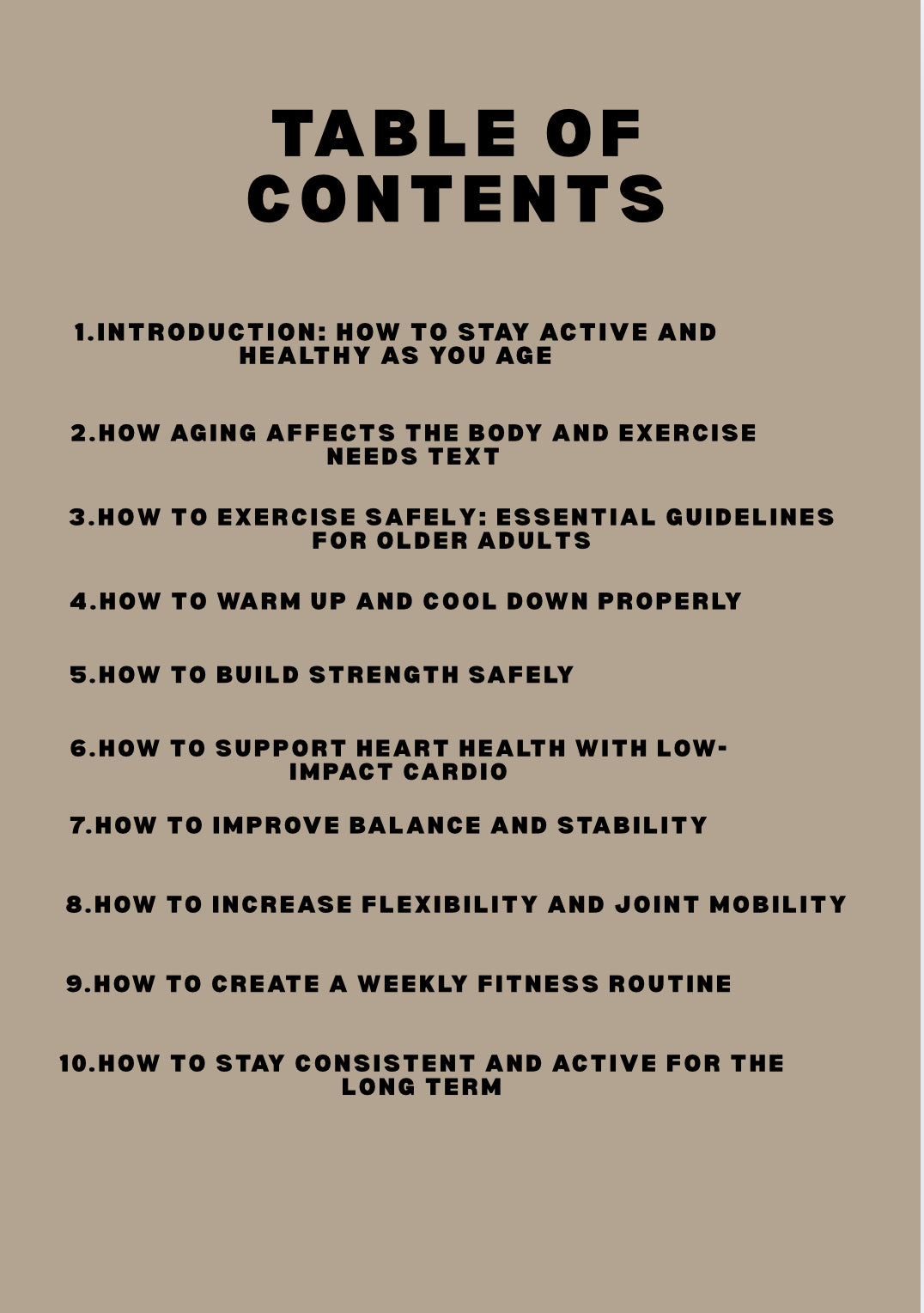 Fitness Guide For Senior