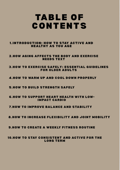 Fitness Guide For Senior