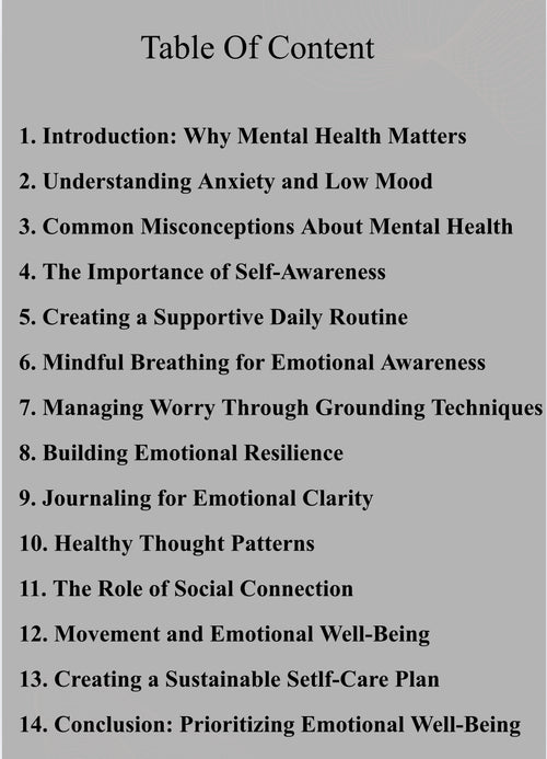 Mental Health Matters: A Practical Guide to Emotional Well-Being