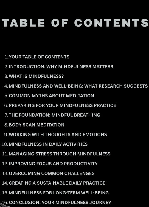Mastering Mindfulness: A Practical Guide to Daily Meditation